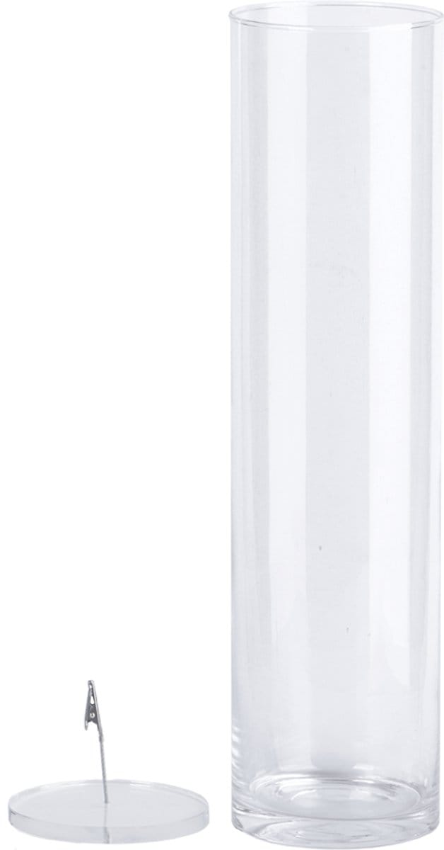 Verzonken bloemen vaas xl 50cm
