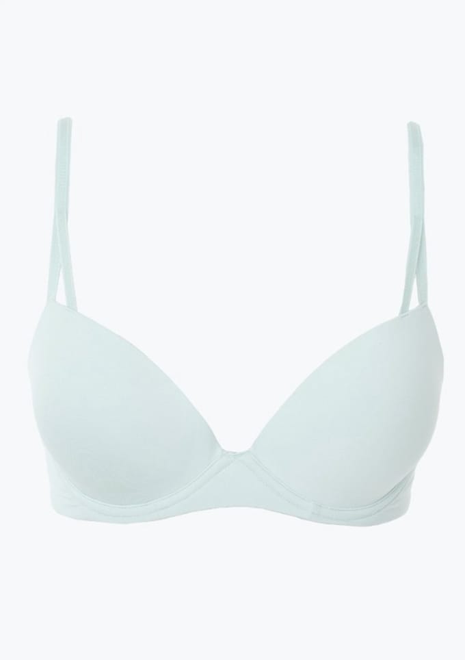 Calvin Klein - Dames Beha - Groen - Gevoerde Cups - Maat 80D