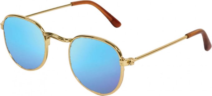 Heless Doll Sunglasses Gold Blue Mirrored