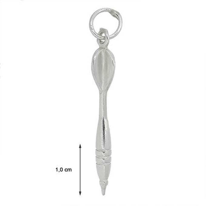 Blinx Jewels Zilveren Hanger Dartpijl Darts