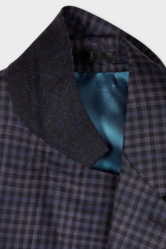 Paul Smith Mens 2 Button Jacket Dark Violet Größe: 54 | Blazer Outlet | Herren | Violett