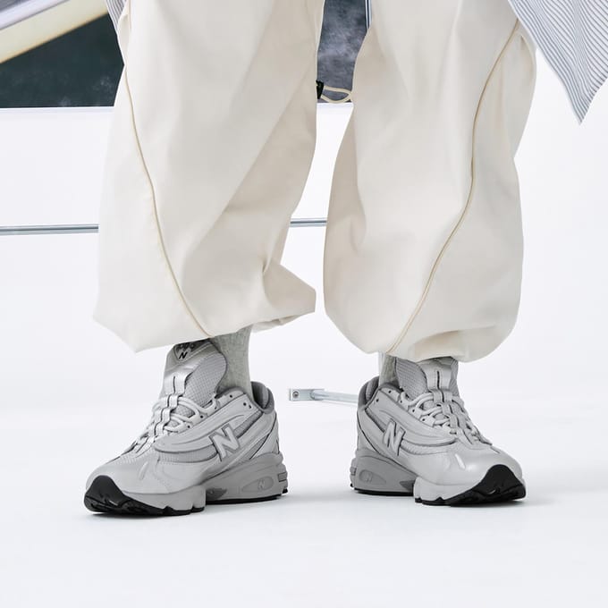 New Balance 1000 Reflective Pack - Raincloud Heren Sneakers Grijs Zilver-Metallic M1000TE 43 gray