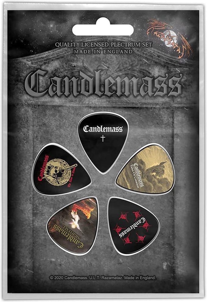 Candlemass - Gravestone Plectrum - Set van 5 - Multicolours