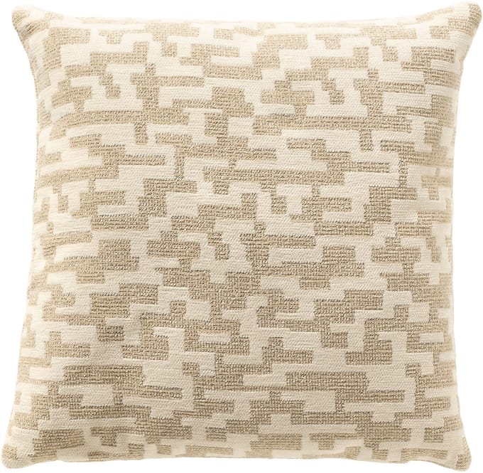 MALENE | sierkussen 60x60 cm | Brown Rice | beige | Hoii