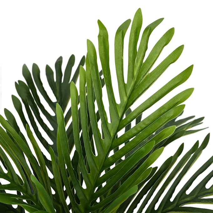 vidaXL - Kunstpalmplant - 9 - blaadjes - 70 - cm - groen