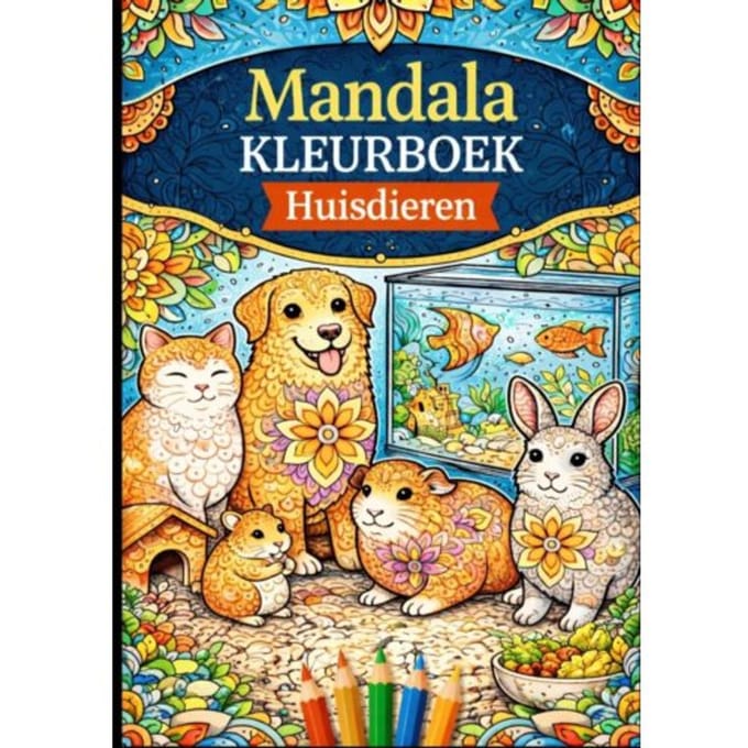 Mandala Kleuboek, Huisdieren. - H. Mourits