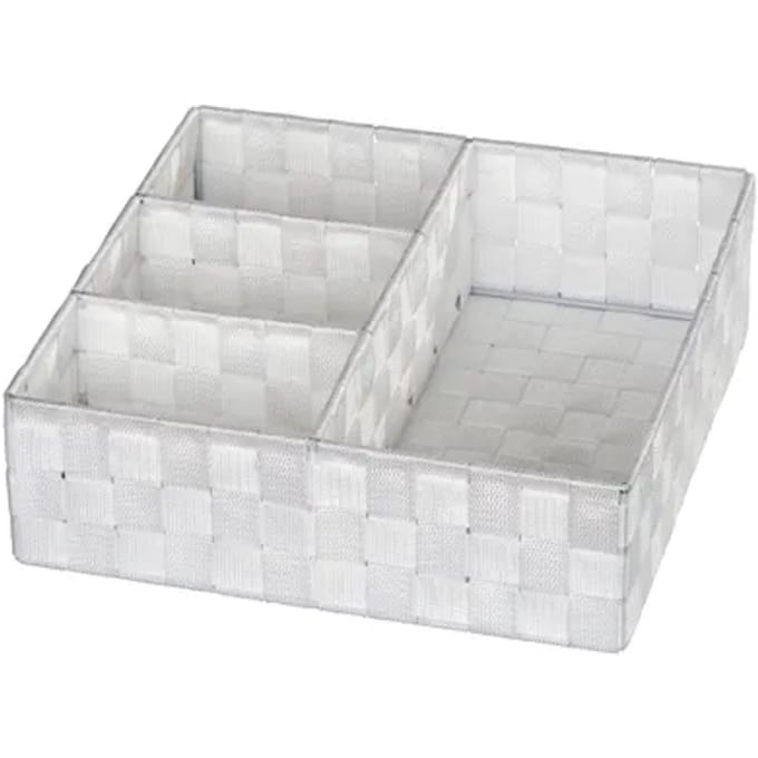 Wenko Organizer Adria 4-vaks 32x32x10cm Wit