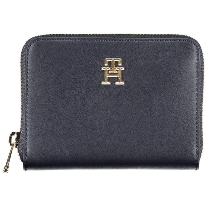 Ritstasportemonnee Aw0aw08236 Navy Leer