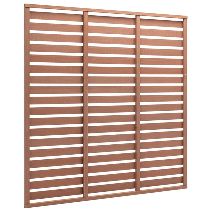 vidaXL - Schuttingpaneel - 180x180 - cm - HKC - bruin