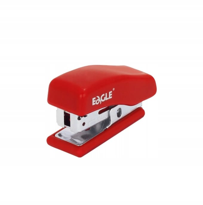 Eagle 868 Mini Klinkmachine - Rood, 20 Vel Capaciteit