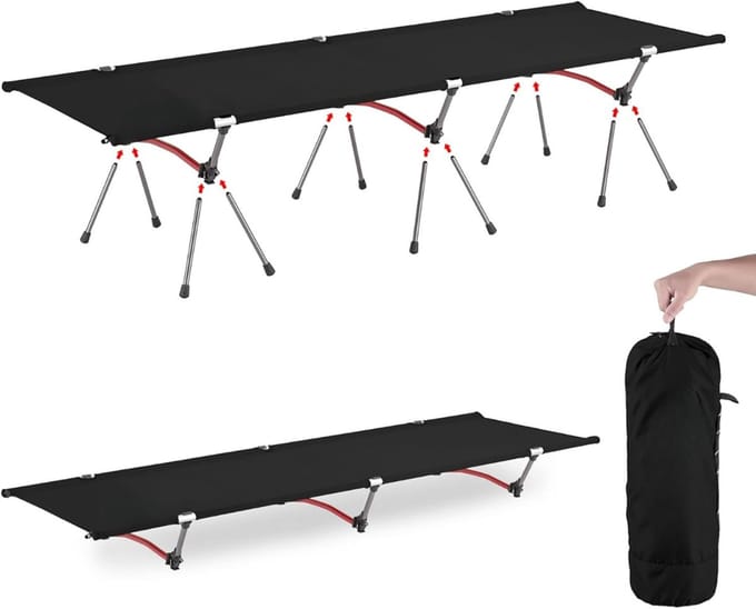 Lexium Veldbed - Kampeerbed - Veldbedden - Veldbed Kamperen - Kampeermatras