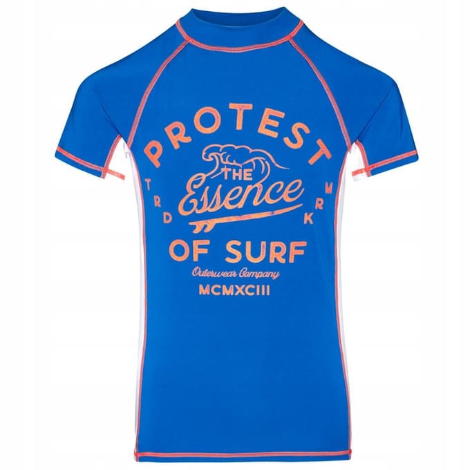 Y3977 Protest Koen Rashguard SA Junior (300) T-shirt 176 blue