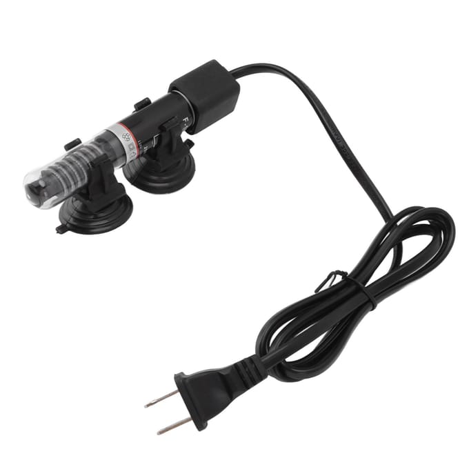 Chauffage d'aquarium Température constante Submersible Petit aquarium Barre chauffante 25W black