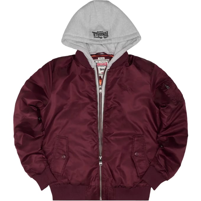 Lonsdale Clifton All Seasons-jas met capuchon, getailleerd model
