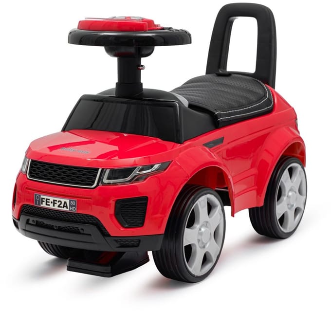 Baby Mix Prime SUV loopauto rood eco-leer - Loopfiets
