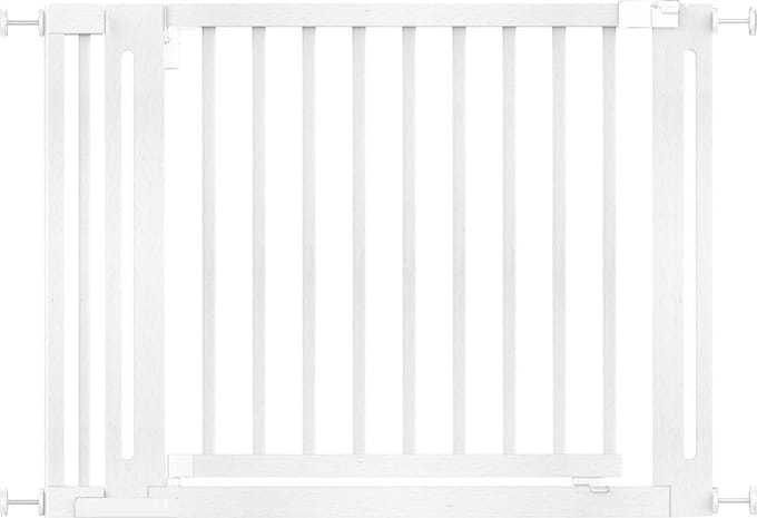 Safetots Klemhek Elegantie, 105cm - 113cm, Wit, Hout, Traphekje