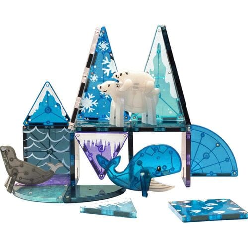 Magna Tiles - Arctic Animals Noordpool Dieren - Magnetisch Constructiespeelgoed 25 stuks