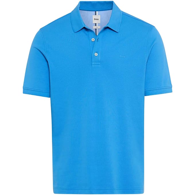 Brax Heren Poloshirt  Style PETE miami, blauw, maat L