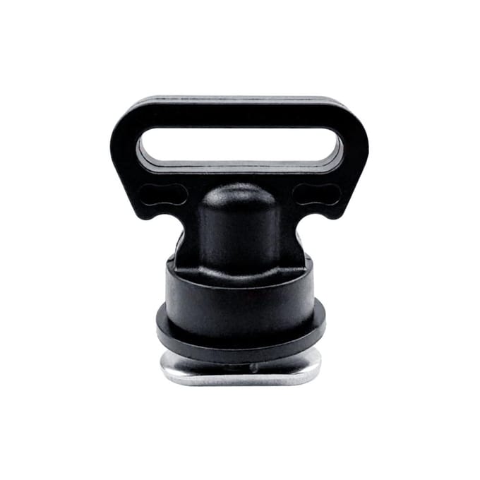 4 stuks Kajak Railmontage Verticale Sjorogen voor het Bevestigen van Koelbox Viskrat en Andere Kajak 4pcs black