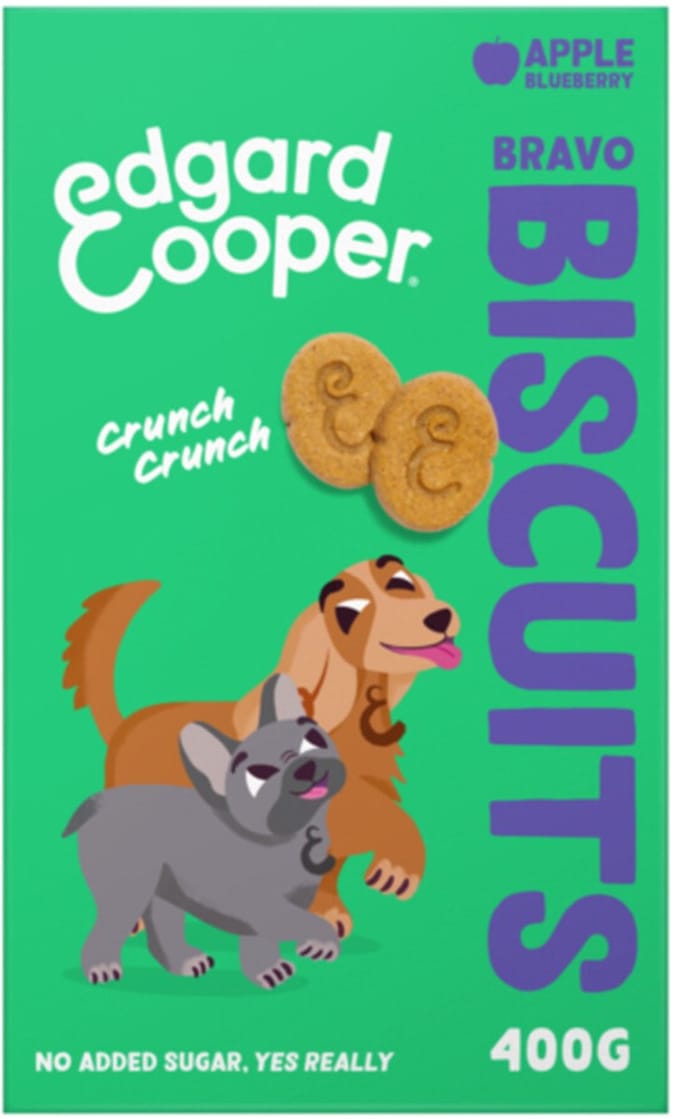 7x Edgard & Cooper Adult Biscuit Appel & Blueberry 400 gr