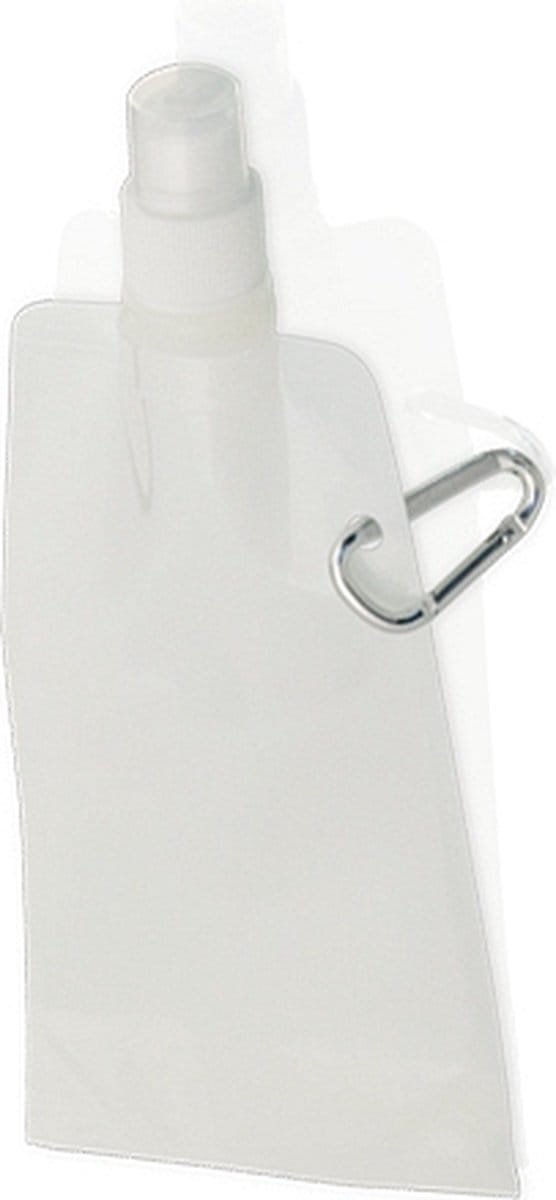 Witte waterfles zak met haakje