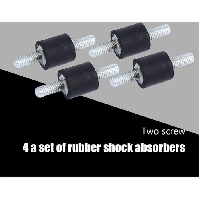 Support Caoutchouc Anti-Vibration pour Pompe de Compresseur d'Air Amortisseur de Chocs M3 8*8