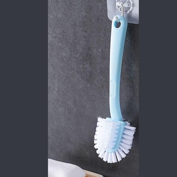 Schoenborstel Multifunctionele huishoudborstel Allround handreinigingsborstel voor sneakers roze
