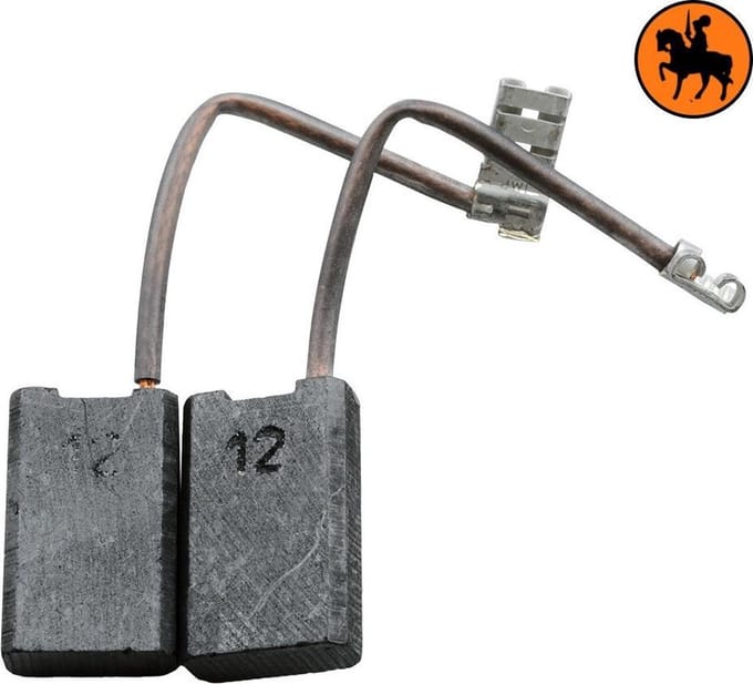 Koolborstelset voor AEG Slijper 351771 - 6,3x12,5x20mm