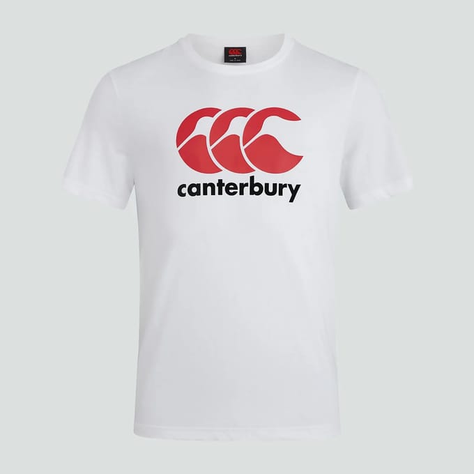 Canterbury Ccc Logo T-shirt Met Korte Mouwen Wit L Man