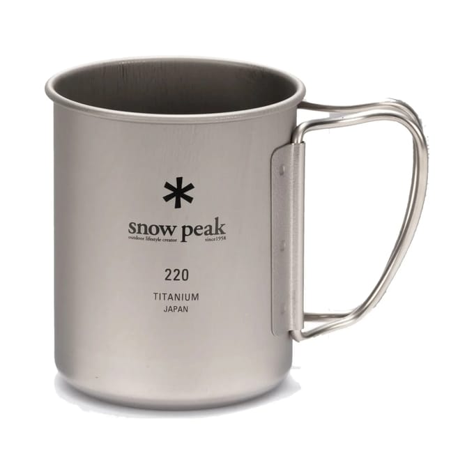 Mok in titanium enkele wand Snow Peak 220