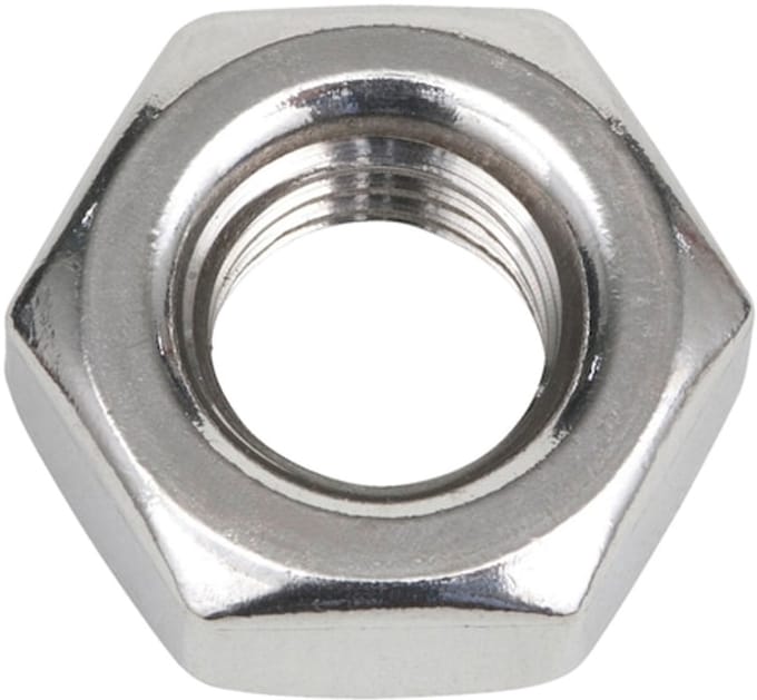 Wurth - Onbekende titel - zeskantmoer din 934, rvs a2, blank - x 5 st