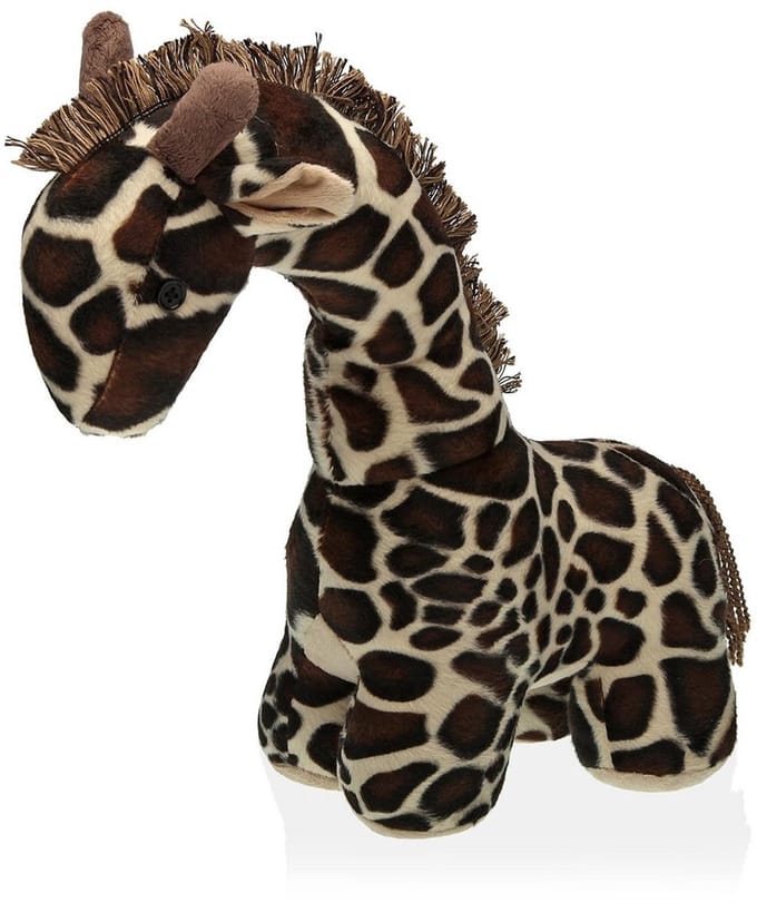 Doodadeals® Deurstop Giraffe – Deurstop voor Binnen – Deurstopper Dier van Textiel – 39 x 13 x 30 cm