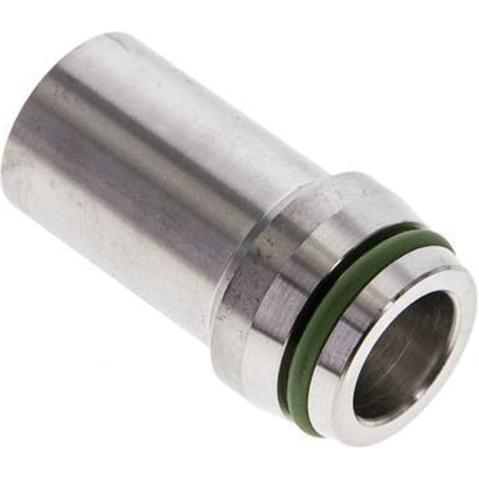 20x2mm RVS Rechte met Lasverbinding 400bar FKM O-ring ISO 8434-1