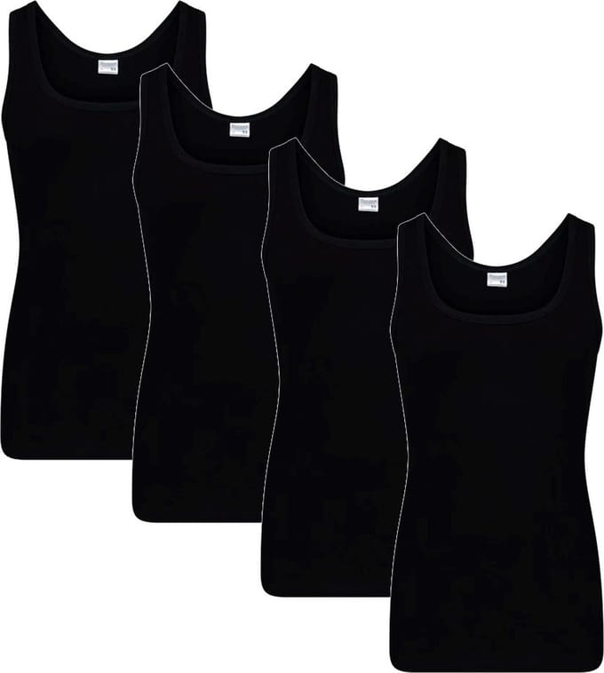 Beeren heren hemd - 4-pack - maat M - zwart