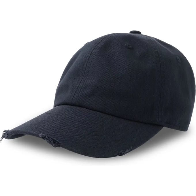 Atlantis Headwear Dad Hat Destroyed-S AT682 - Navy - One size