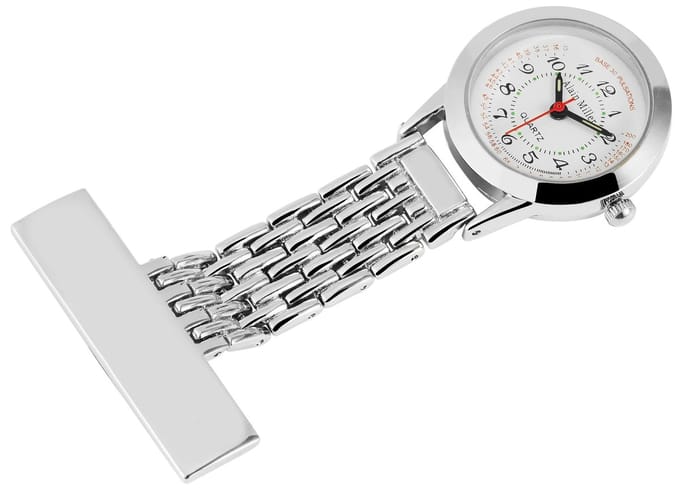 AKZENT Akzent unisex dameshorloge zilver kleurig, Mineraalglas