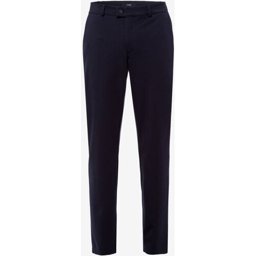 Brax Broek Thilo Modern Jersey Flat Front Navy / male