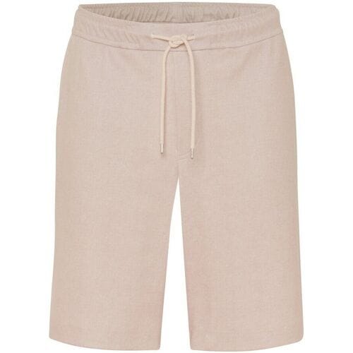 Desoto Bermuda Uni Color Drawstring Short Oxford Beige / male