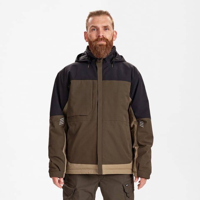 Engel Entire winterjack 1429-176 - Forest Green / Black - M