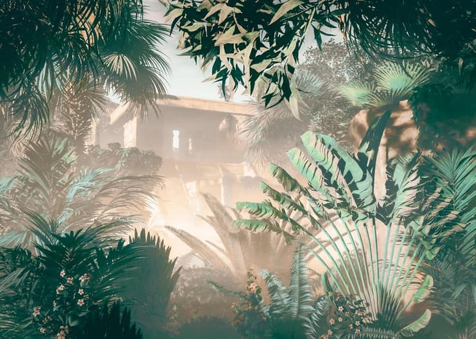 Fotobehang Manoa - Meerkleurig - 2,50m X 350cm