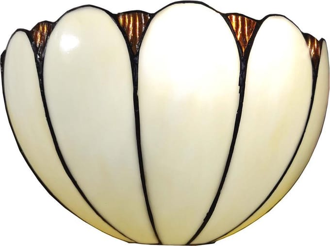 Lumilamp Wandlamp Tiffany 31x15x21 cm Beige Glas