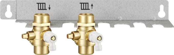 Bosch Toebehoren voor woningstations Montageplaat verwarmingskringmodule, incl. 3 KH, 7735600612