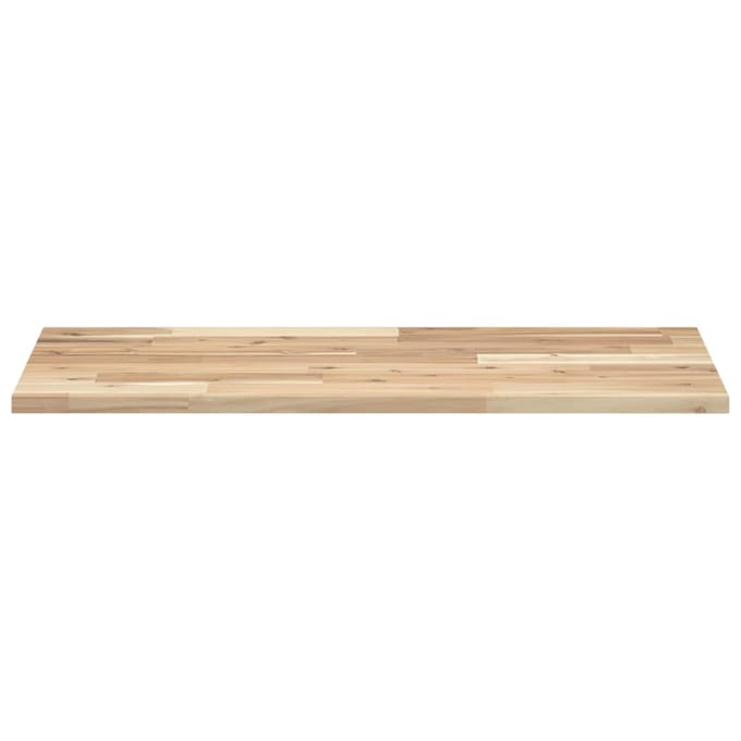 vidaXL - Wastafelblad - 100x40x2 - cm - onbehandeld - massief - acaciahout