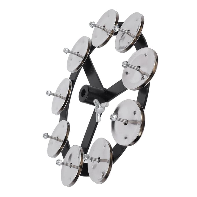 Drum Cimbaal Tamboerijn Jingle Effect Hihat Monteerbaar Percussie Ching Ring Instrument Accessoire white