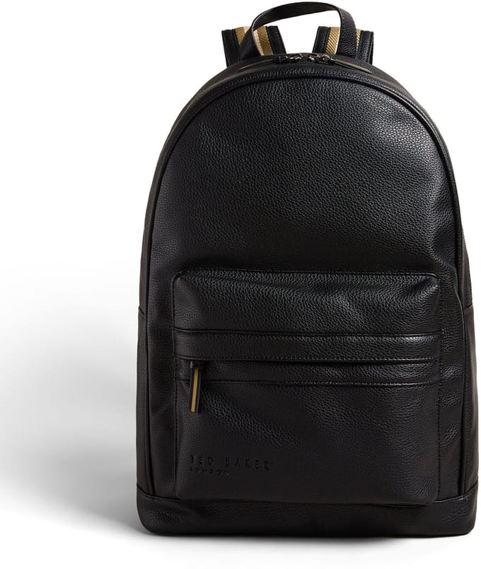 Ted Baker laptop rugzak rugzak met laptopvak Kaileb Webbing Backpack Black zwart