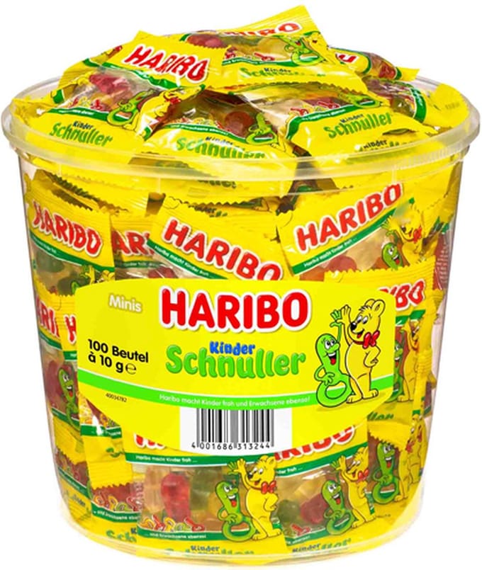 Haribo - Spenen - 6x 100 Mini zakjes