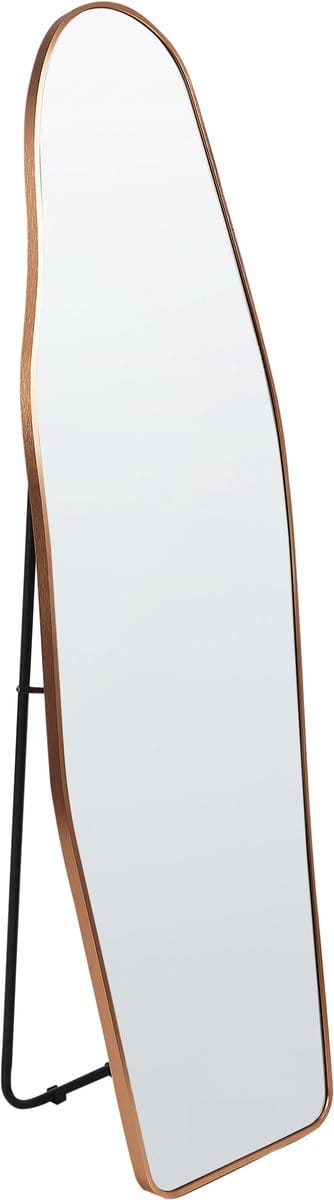 LARCHE - Staande spiegel - Goud - 48 x 160 cm - Aluminium