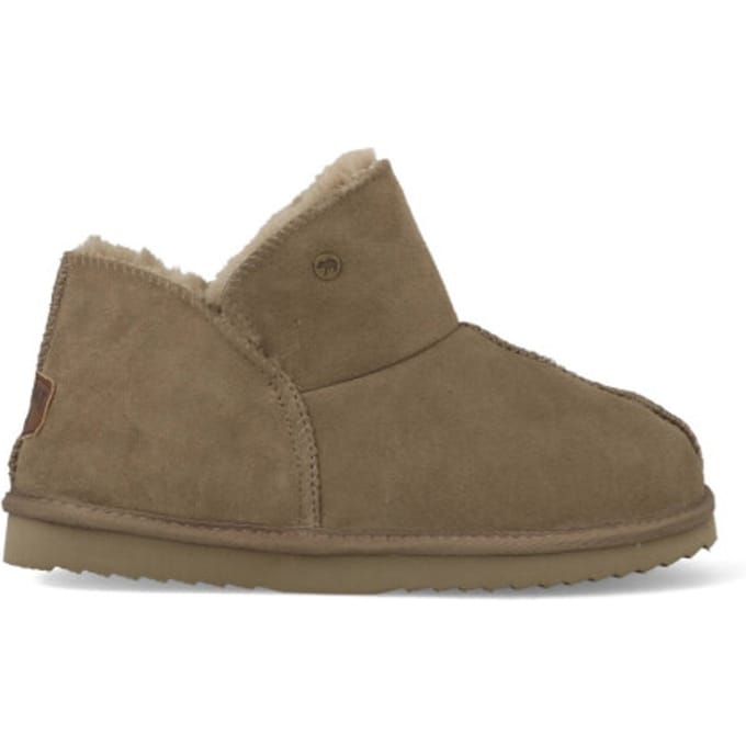 Warmbat Willow Suede Dames Sloffen - Groen