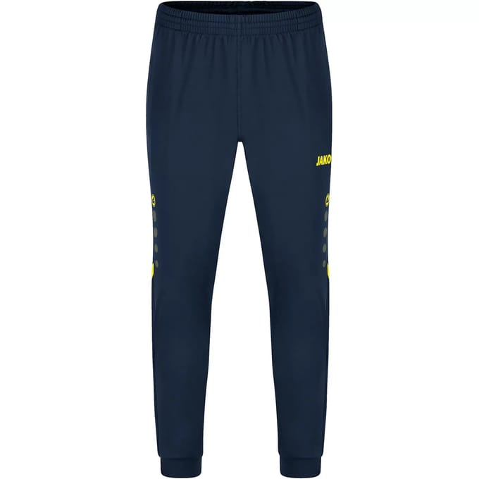 Jako Challenge Polyesterbroek Dames - Marine / Fluogeel | Maat: 40