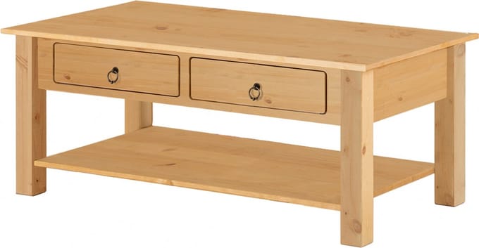 Notio Living-Ines-Salontafel - 2-laden - Natuur Grenen